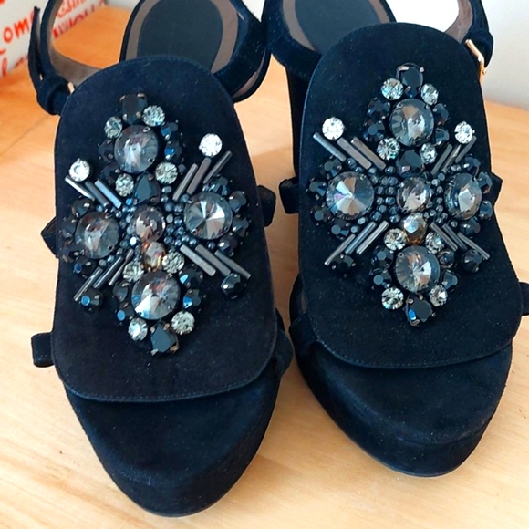 Marni black suede leather Sandals - Picture 7 of 14